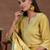 women floral embroidered regular thread work kurta with trousers & with dupatta