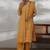 women paisley printed regular thread work kurta with palazzos & with dupatta