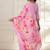 women ethnic motifs regular thread work kurta with trousers & with dupatta