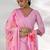 women ethnic motifs regular thread work kurta with trousers & with dupatta