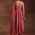 women ethnic motifs printed empire kurta with trousers & with dupatta