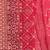Pink pink & maroon bandhani beads and stones  georgette saree