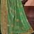Green green & mustard leheriya sequinned  georgette leheriya saree