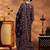 women floral printed regular thread work kurta with harem pants & with dupatta