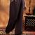 women floral printed regular thread work kurta with harem pants & with dupatta