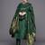 women ethnic motifs printed regular kurta with trousers & with dupatta