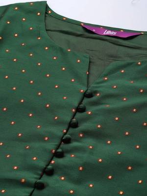 women ethnic motifs printed regular kurta with trousers & with dupatta 6