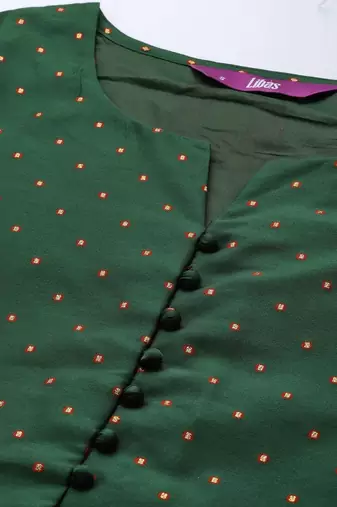 women ethnic motifs printed regular kurta with trousers & with dupatta