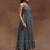 women ethnic motifs printed regular kurti with trousers & with dupatta
