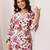 women floral printed regular kurta with trousers
