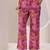 women floral printed regular kurta with trousers