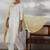 women ethnic motifs regular thread work kurta with trousers & with dupatta