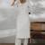 women ethnic motifs regular thread work kurta with trousers & with dupatta
