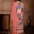 women ethnic motifs printed regular linen kurta with trousers & with dupatta