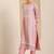 women ethnic motifs printed regular thread work kurta with trousers & with dupatta
