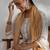 women striped regular thread work kurta with trousers & with dupatta
