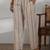 women striped regular thread work kurta with trousers & with dupatta