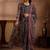 women floral printed empire kurta with palazzos & with dupatta