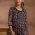 women floral printed empire kurta with palazzos & with dupatta