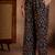 women floral printed empire kurta with palazzos & with dupatta