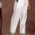 women ethnic motifs embroidered regular thread work linen kurta with trousers & with dupatta