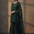 women ethnic motifs printed regular kurta with sharara & with dupatta