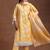 women dyed regular kurta with trousers & with dupatta