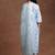 women printed regular thread work kurta with trousers & with dupatta