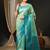 Blue blue & gold-toned ethnic motifs woven design zari kanjeevaram saree