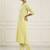 women ethnic motifs printed regular kurta with trousers & with dupatta