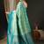 Blue blue & gold-toned ethnic motifs woven design zari kanjeevaram saree
