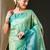 Blue blue & gold-toned ethnic motifs woven design zari kanjeevaram saree