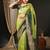 Green green & red ethnic motifs woven design zari kanjeevaram saree
