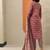 women ethnic motifs printed regular thread work kurta with trousers & with dupatta
