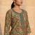 women floral printed regular kurta with dhoti pants & with dupatta
