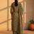women floral printed regular kurta with dhoti pants & with dupatta