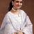 women printed regular kurta with trousers & with dupatta