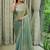 Green  chiffon stone work saree