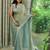 Green  chiffon stone work saree