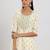 women ethnic motifs printed regular sequinned kurta with trousers & with dupatta