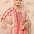 women dyed regular thread work kurta with trousers & with dupatta