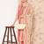 women dyed regular thread work kurta with trousers & with dupatta