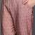 women ethnic motifs printed regular sequinned kurta with trousers & with dupatta
