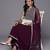 women ethnic motifs embroidered empire thread work kurta with trousers & with dupatta