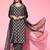 women ethnic motifs regular kurta with trousers & with dupatta