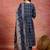 women bandhani printed regular gotta patti kurta with trousers & with dupatta