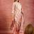 women printed regular thread work kurta with trousers & with dupatta