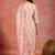 women printed regular thread work kurta with trousers & with dupatta