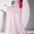 Pink tissue ready to wear saree