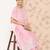 women ethnic motifs printed regular kurta with trousers